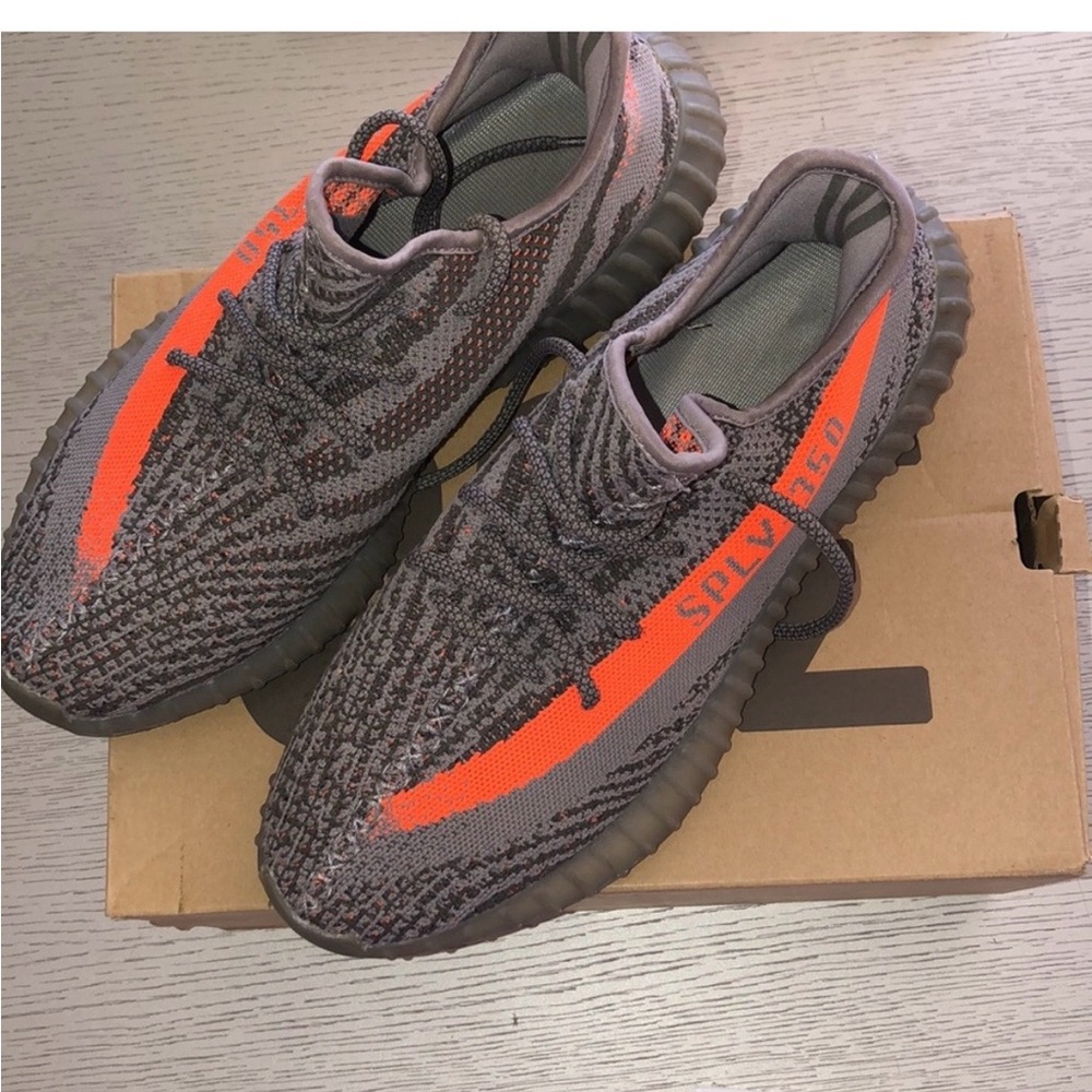 Adidas Yeezy Boost 350 V2 - Gray and Orange